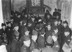61 kloster grosscomburg US Soldaten Josefskapelle Hallisch Frankisches Museum ssg pressebild