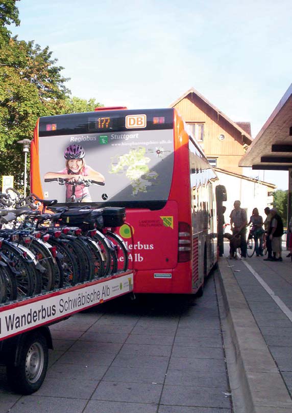 Rad- und Wanderbus