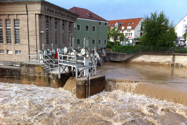 Hochwasser Neckar Nürtingen Wendlingen._11