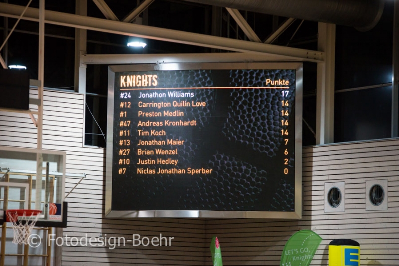 VfL Kirchheim Knights vs.Dresden Titans 88:70