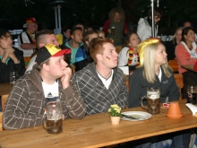 public viewing im Kirchheimer Hirschgarten